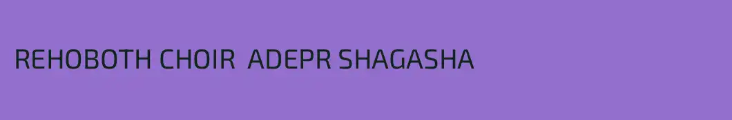REHOBOTH CHOIR  ADEPR SHAGASHA